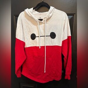 Disney Red and White Baymax Sweater